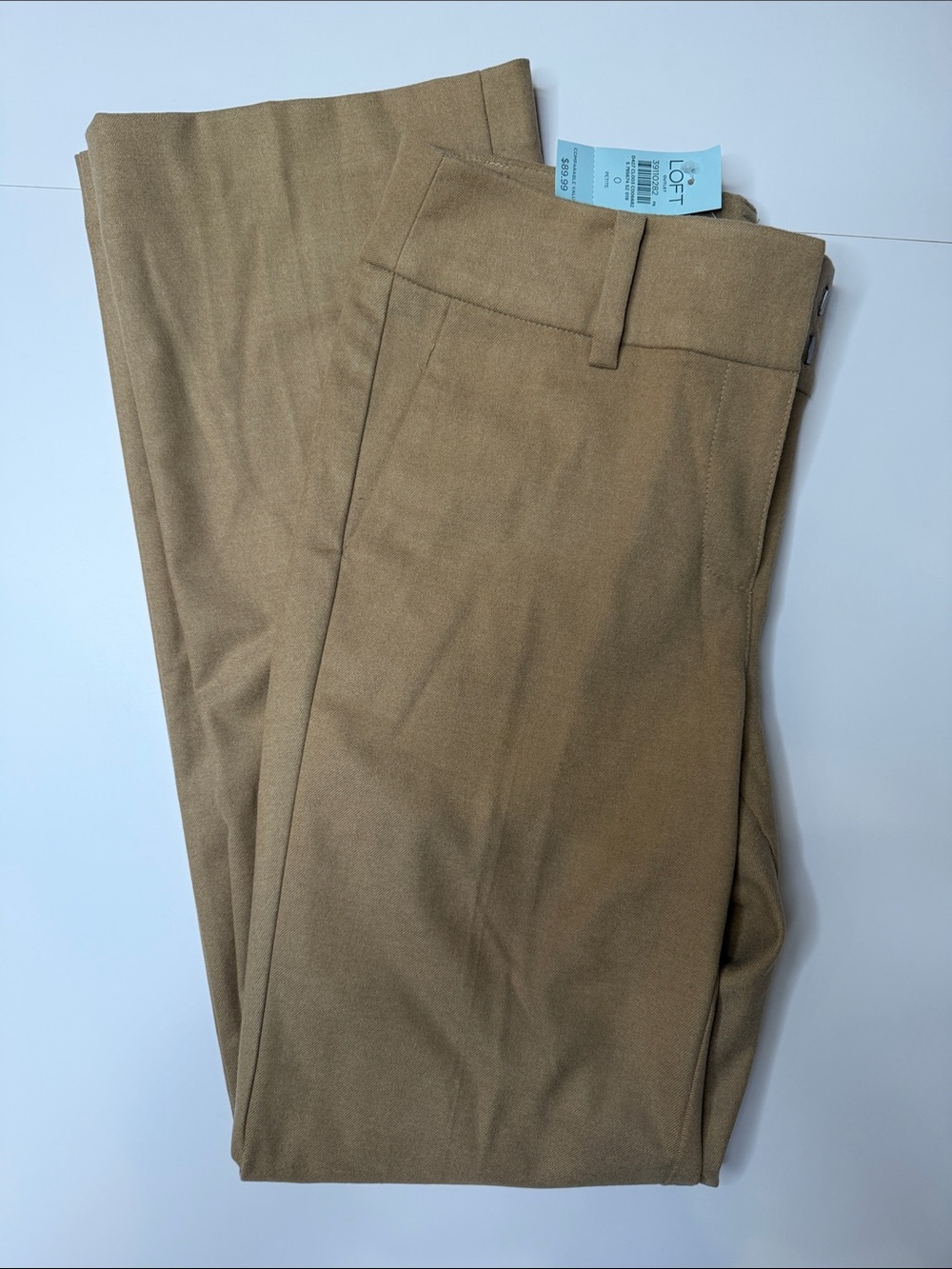 LOFT women's Dress Pants in Camel Brown